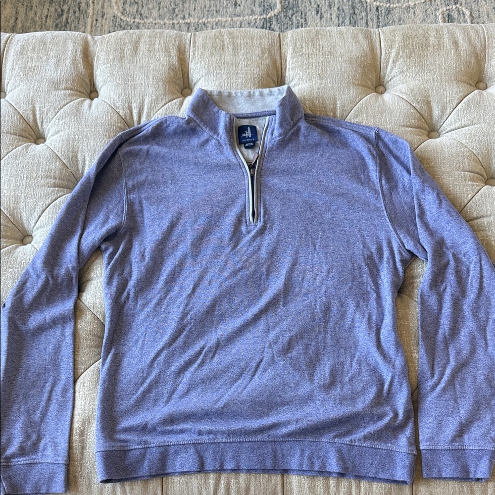 Johnnie O Men's M‎ Purple Quarter-Zip Sweater